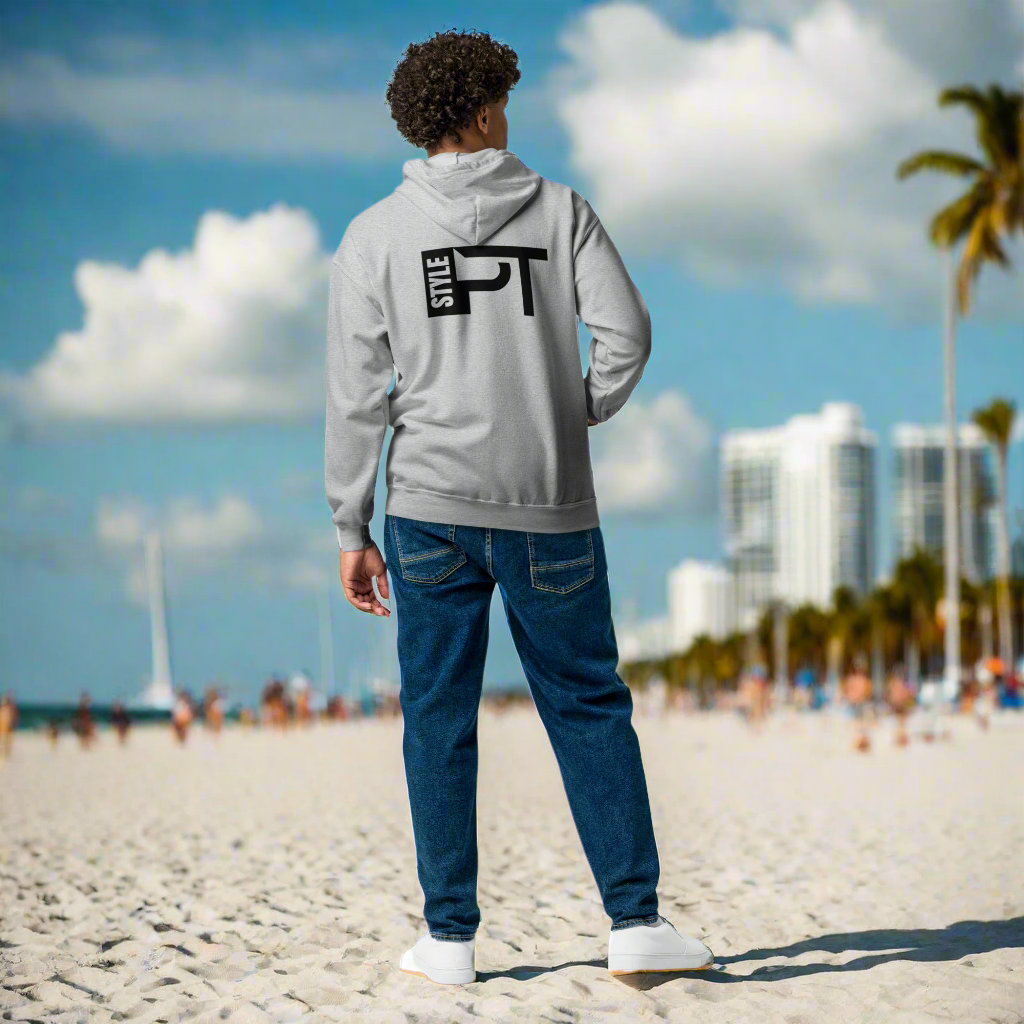 PT-STYLE Unisex heavy blend zip hoodie