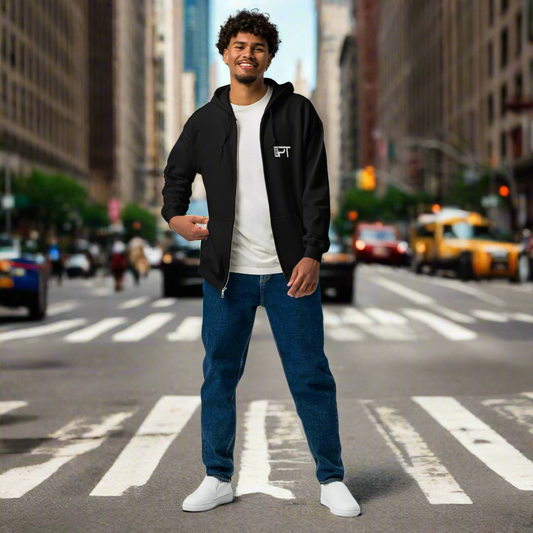 PT-STYLE Unisex heavy blend zip hoodie