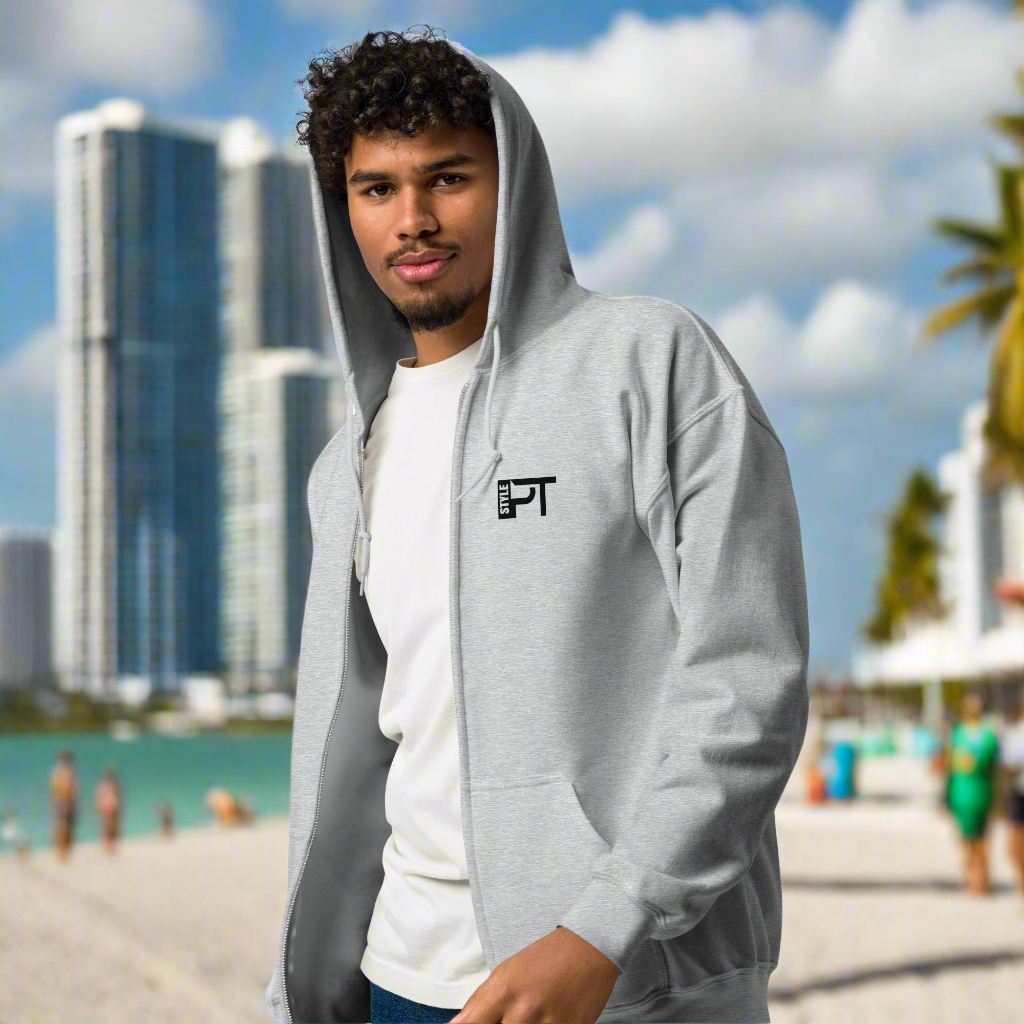 PT-STYLE Unisex heavy blend zip hoodie